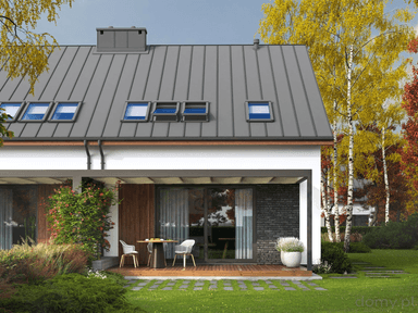 Projekt budynku w zabudowie bliźniaczej Eco 19