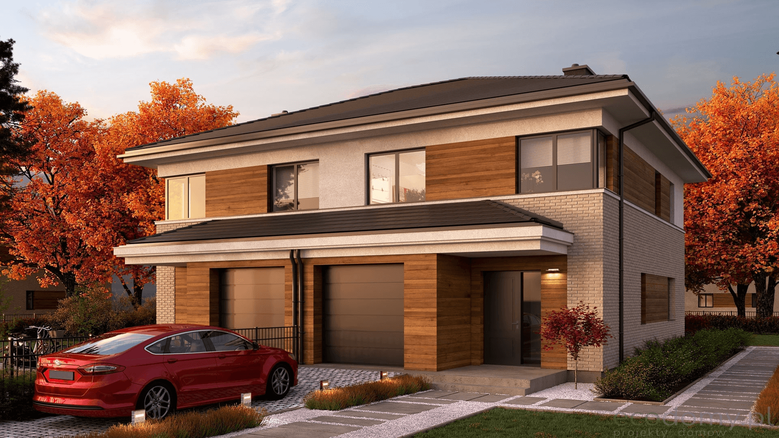 Wizualizacja projektu domu Eco 22