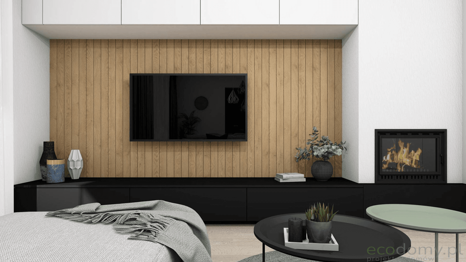 Wizualizacja pokoju w projekcie Eco 22
