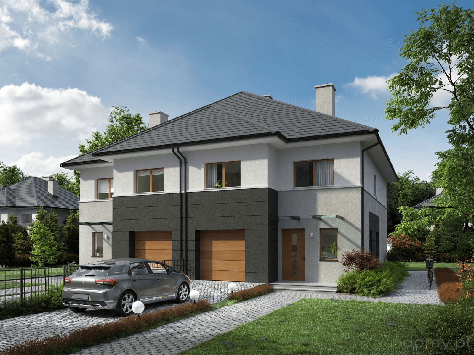 Widok na projekt dom Eco 23