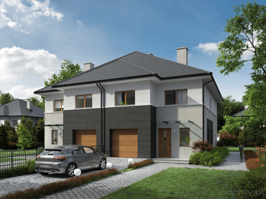 Widok na projekt dom Eco 23