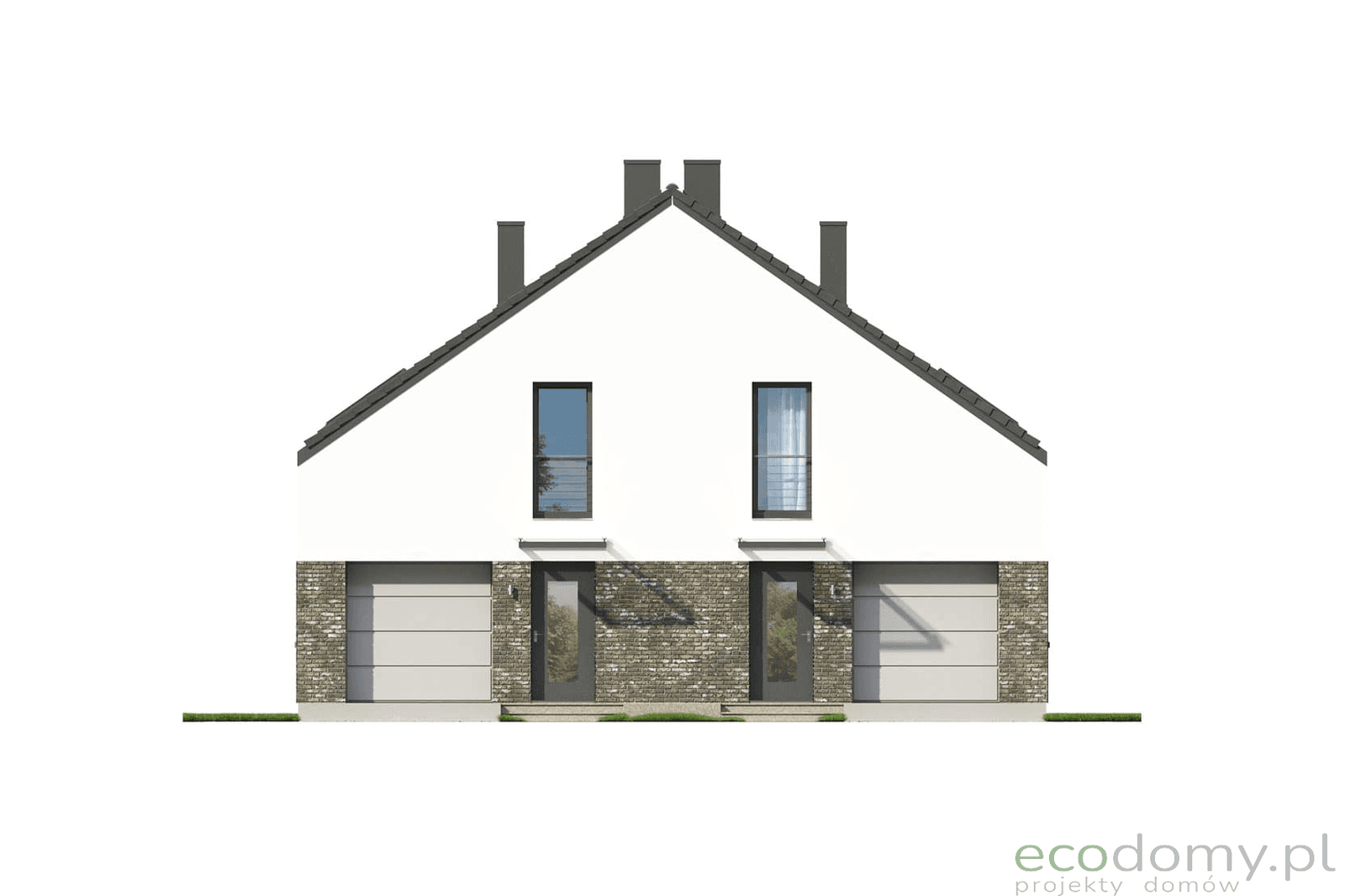 Elewacja frontowa projektu domu Eco 29