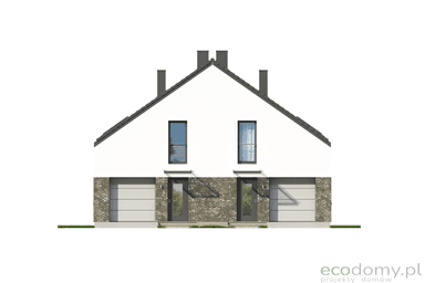 Elewacja frontowa projektu domu Eco 29