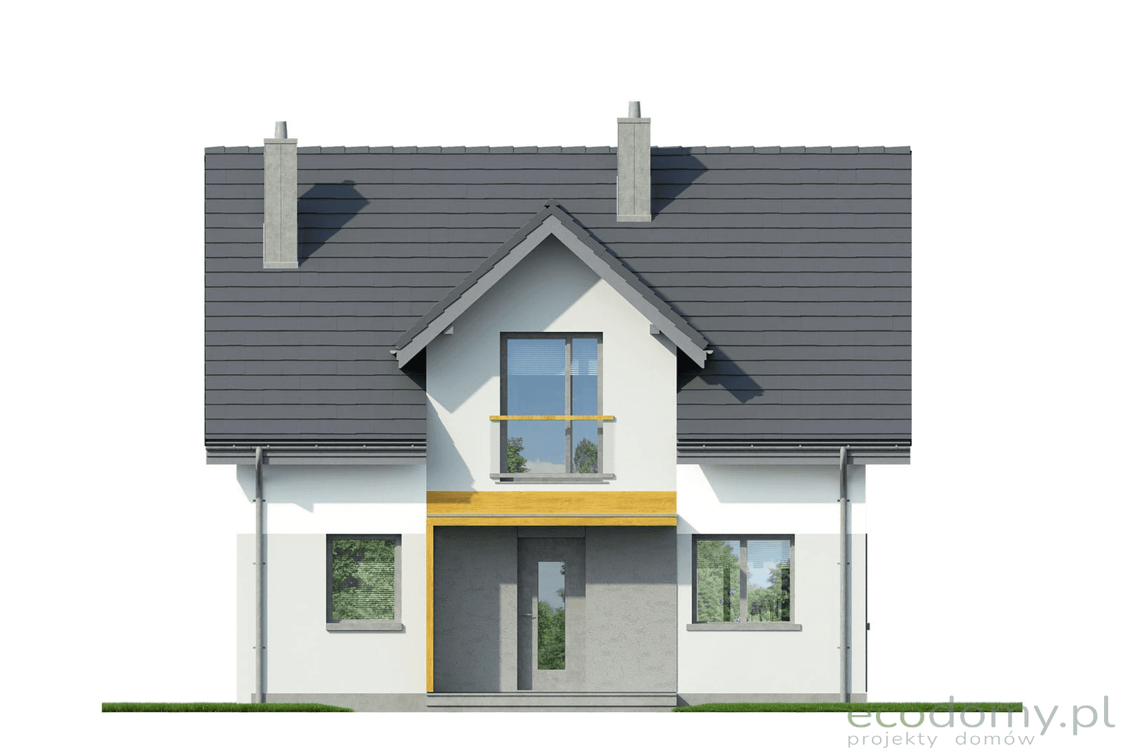 Elewacja frontowa projektu domu Eco 30