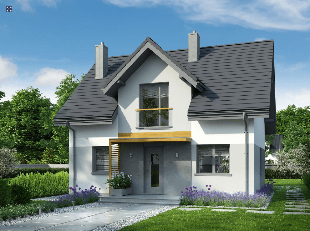 Wizualizacja projektu domu Eco 30