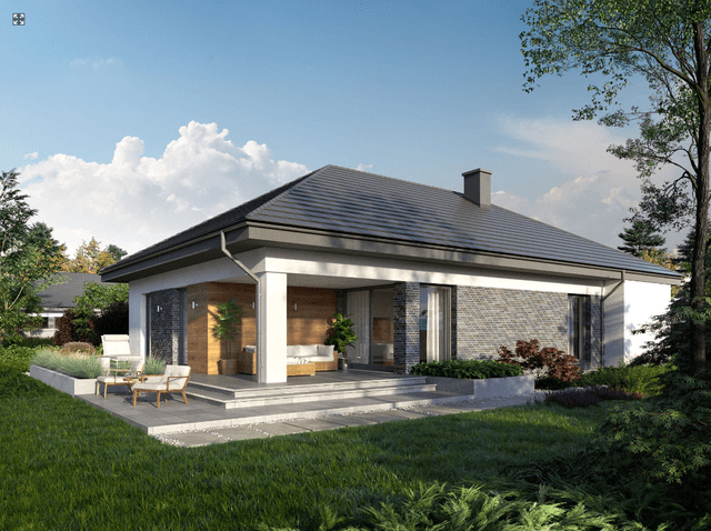 Wizualizacja projektu domu Eco 31
