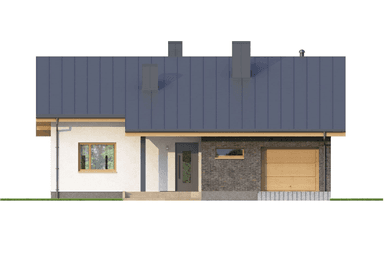Elewacja frontowa projekt domu Eco 32