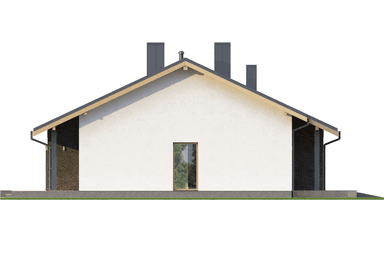 Elewacja boczna projekt domu Eco 32
