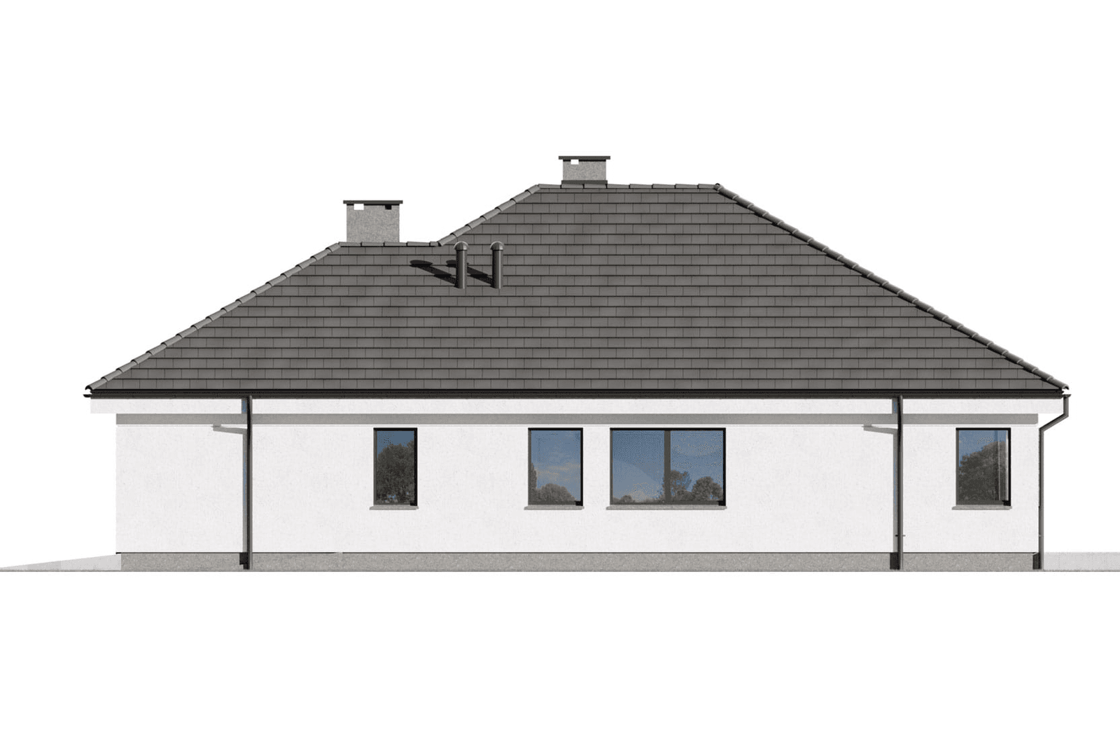 Elewacja boczna projektu Eco 33