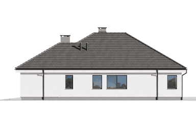 Elewacja boczna projektu Eco 33