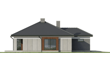 Projekt Eco 35 elewacja boczna