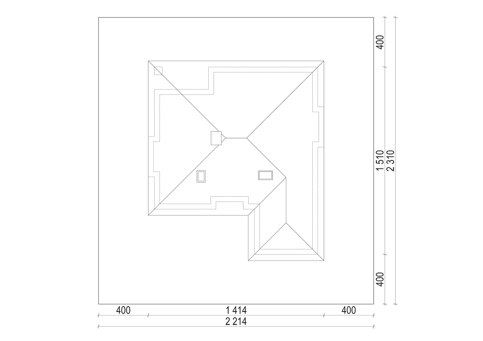 Usytuowanie projektu domu Eco 35