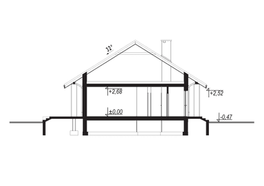 Przekrój domu Eco 36
