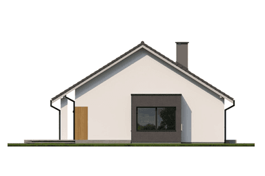 Elewacja boczna projekt domu Eco 36