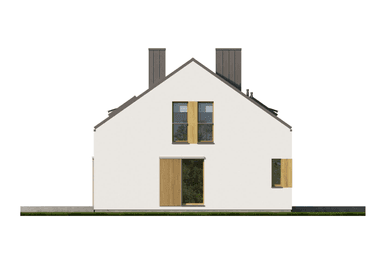 Elewacja boczna projekt domu Eco 38