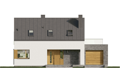 Elewacja frontowa projektu Eco 38