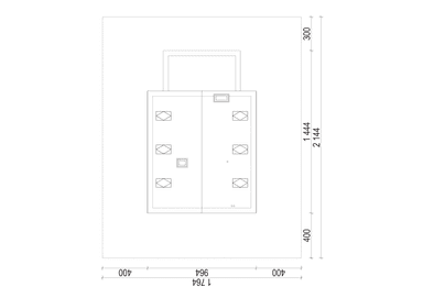 Usytuowanie domu na działce Eco 38