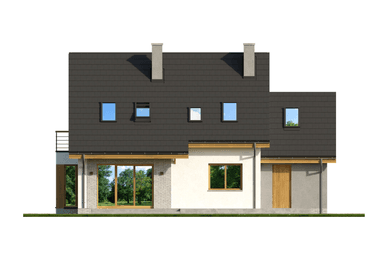 Elewacja ogrodowa Eco 38