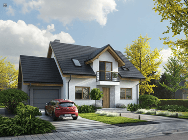 Wizualizacja projektu domu Eco 38