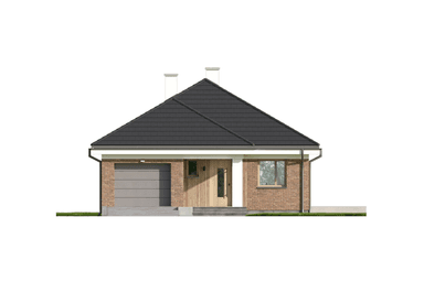 Elewacja w projekcie domu Eco 39 front
