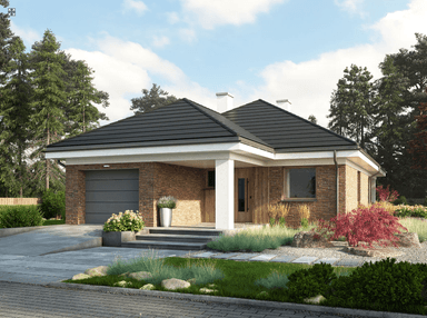 Wizualizacja projektu domu Eco 39