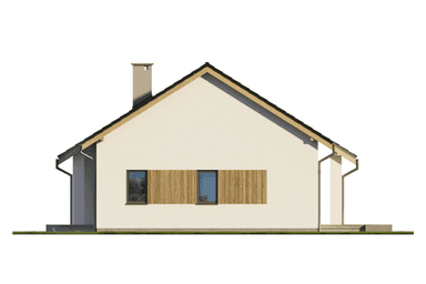 Elewacja boczna w projekcie domu Eco 40