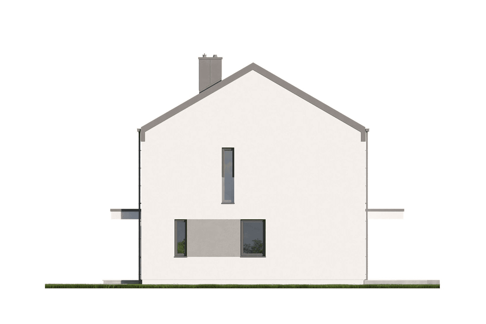 Elewacja boczna domu Eco 41