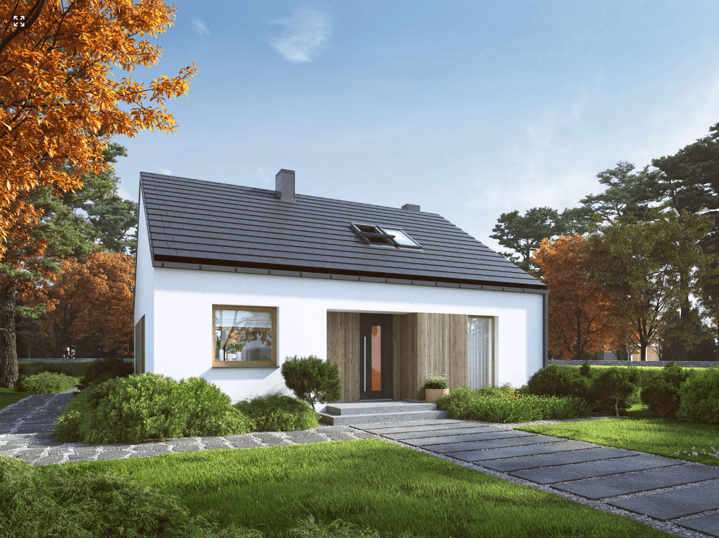 Wizualizacja projektu domu Eco 43