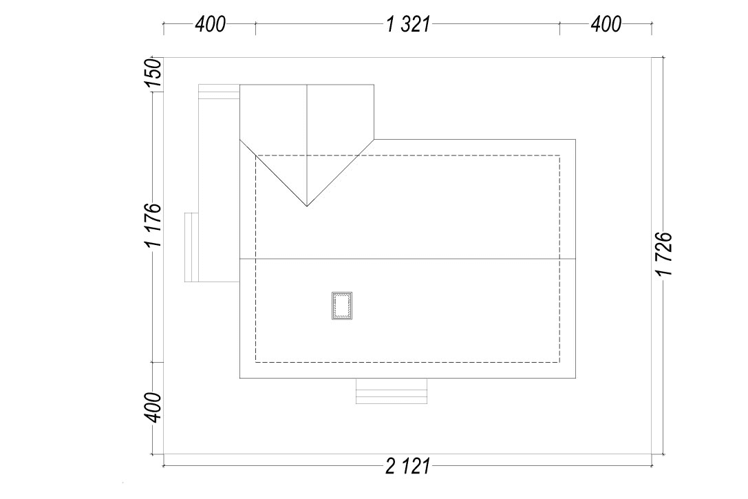 Usytuowanie domu Eco 03 na działce