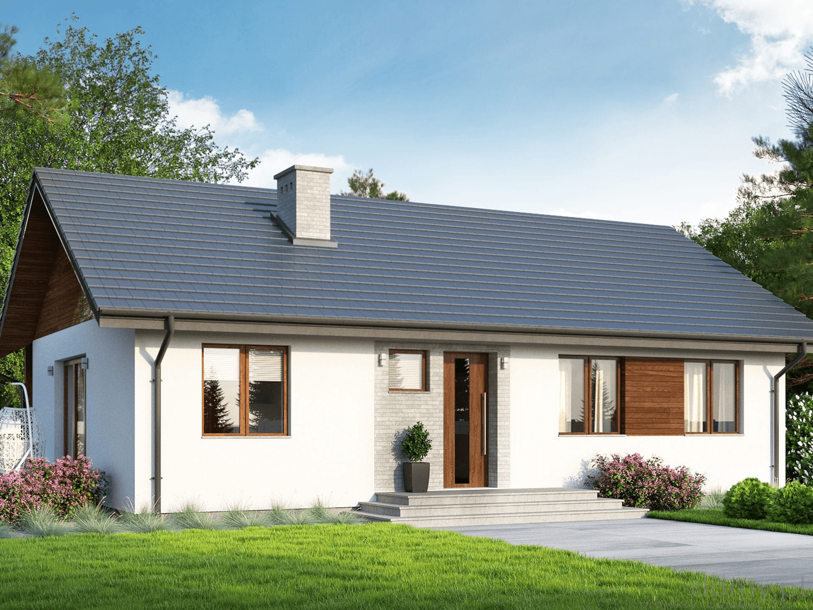 Wizualizacja projekt domu Eco 03