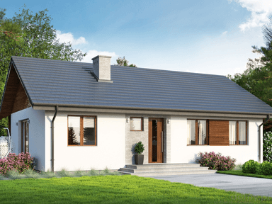 Wizualizacja projekt domu Eco 03