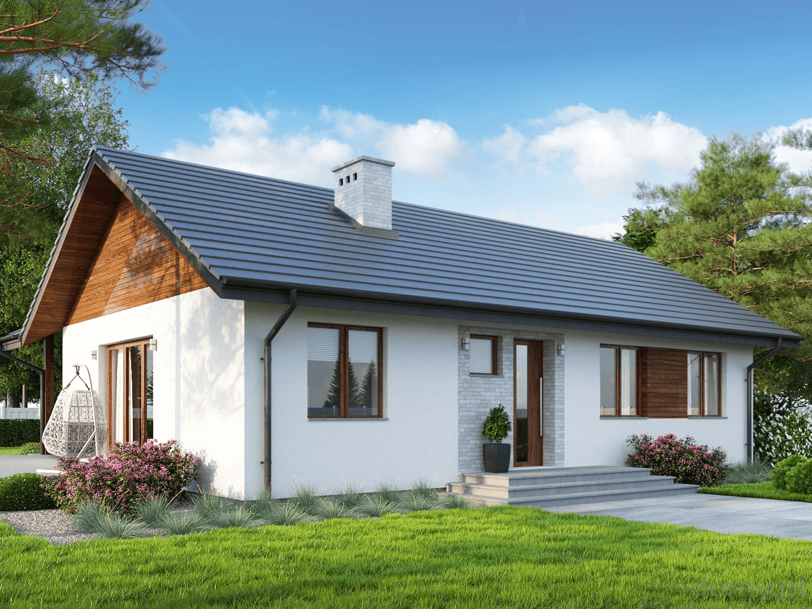 Wizualizacja projekt domu Eco 03