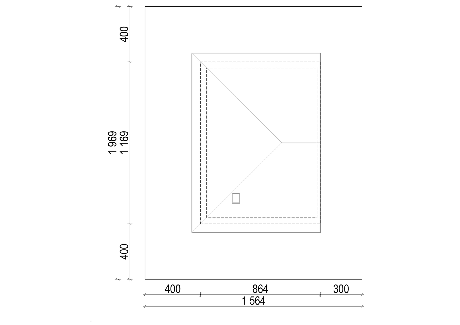 Usytuowanie na działce projekt domu Eco 46