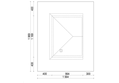 Usytuowanie na działce projekt domu Eco 46