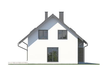 Elewacja boczna projekt dom Eco 02