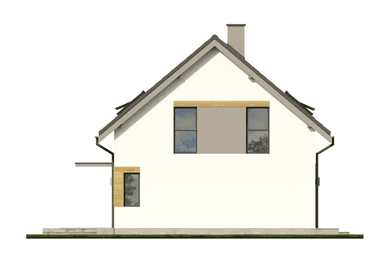 Elewacja boczna projekt domu Eco 04