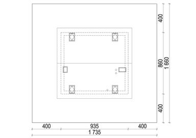 Usytuowanie domu projekt domu Eco 04