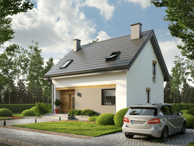 Wizualizacja projektu domu Eco 04