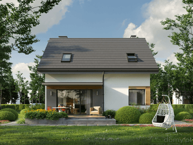 Wizualizacja proejktu dom dom tani w budowie Eco 04