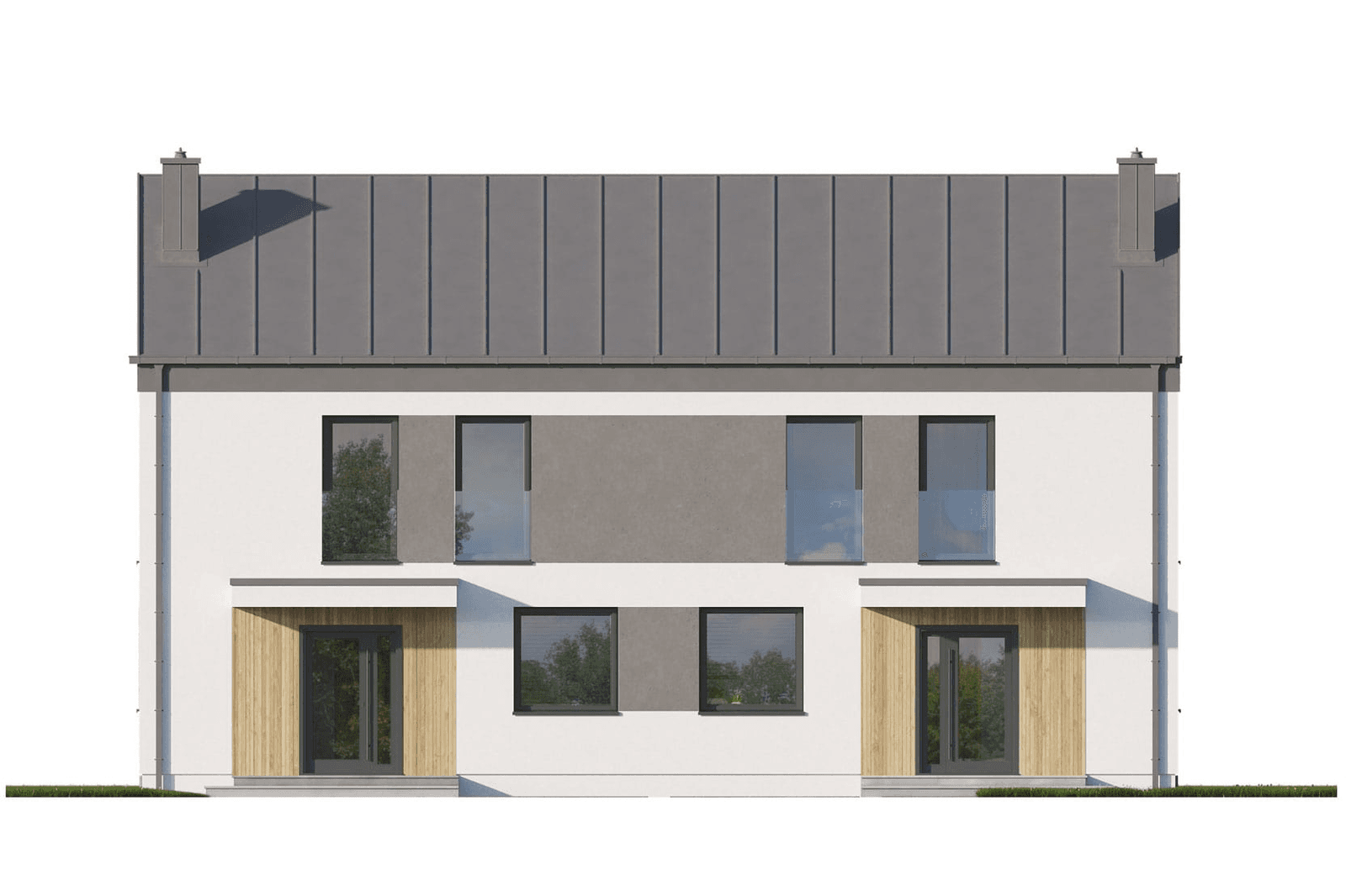 Elewacja frontowa domu Eco 41