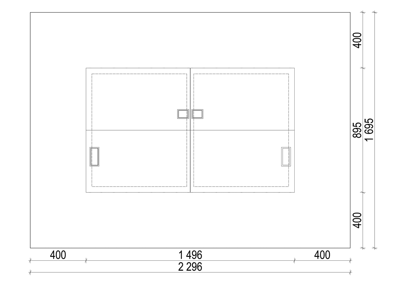 Usytuowanie budynku Eco 41 na działce