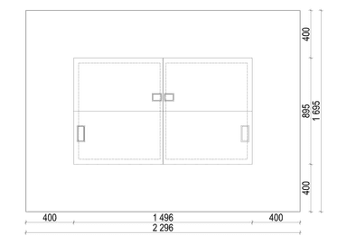 Usytuowanie budynku Eco 41 na działce