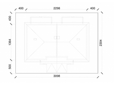 usytuowanie domu Eco 18 na działce