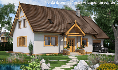 Wizualizacja domu jednorodzinnego BW-20