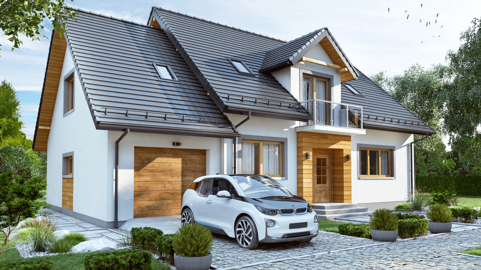Wizualizacja domu jednorodzinnego BW-27