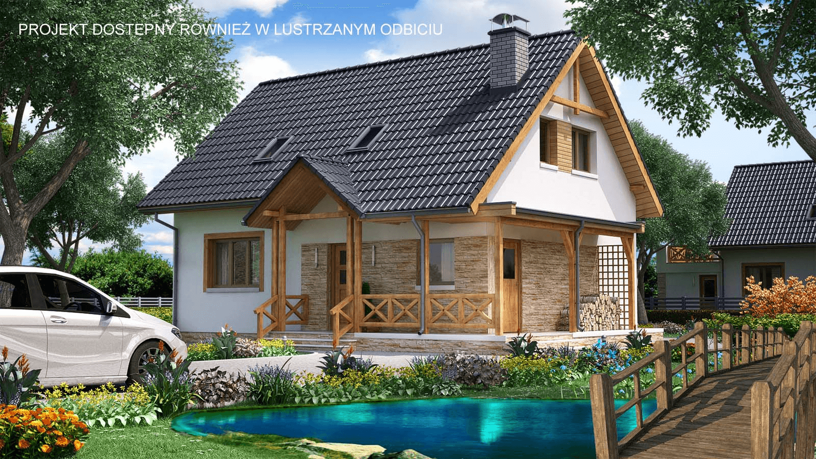 Wizualizacja domu jednorodzinnego BW-49 wariant 11