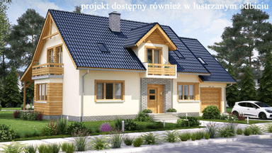 Wizualizacja domu jednorodzinnego BW-44 wariant 5