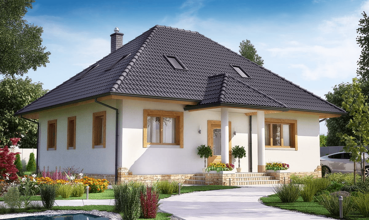 Wizualizacja domu jednorodzinnego BW-51