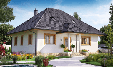 Wizualizacja domu jednorodzinnego BW-51