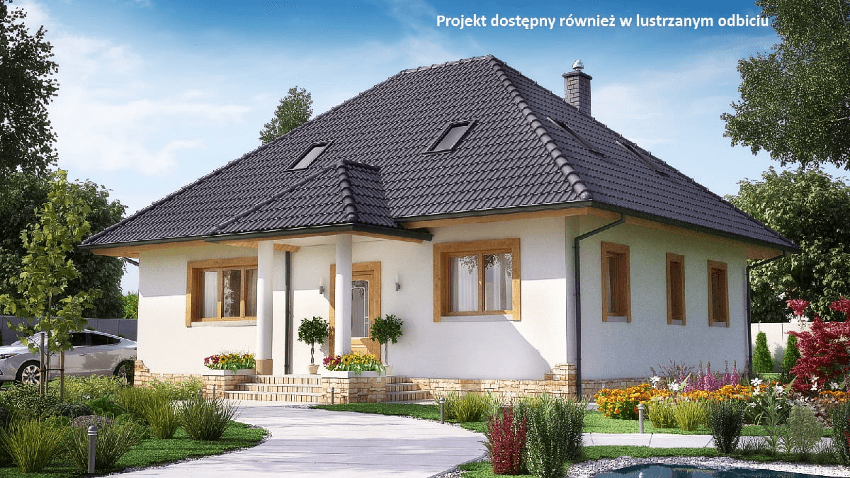 Wizualizacja domu jednorodzinnego BW-51